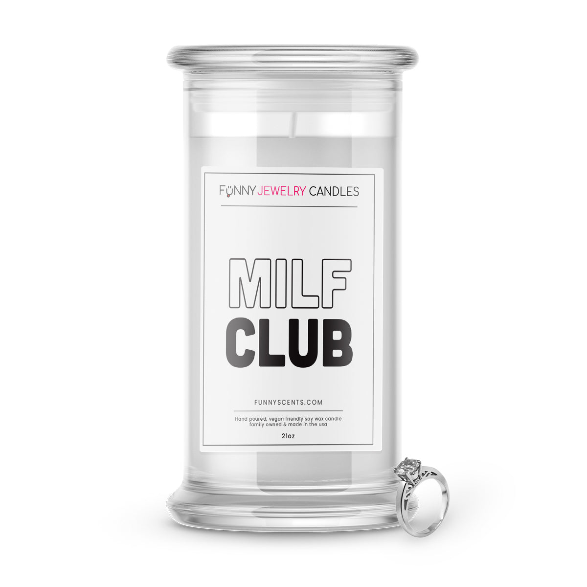 MILF Club Jewelry Funny Candles