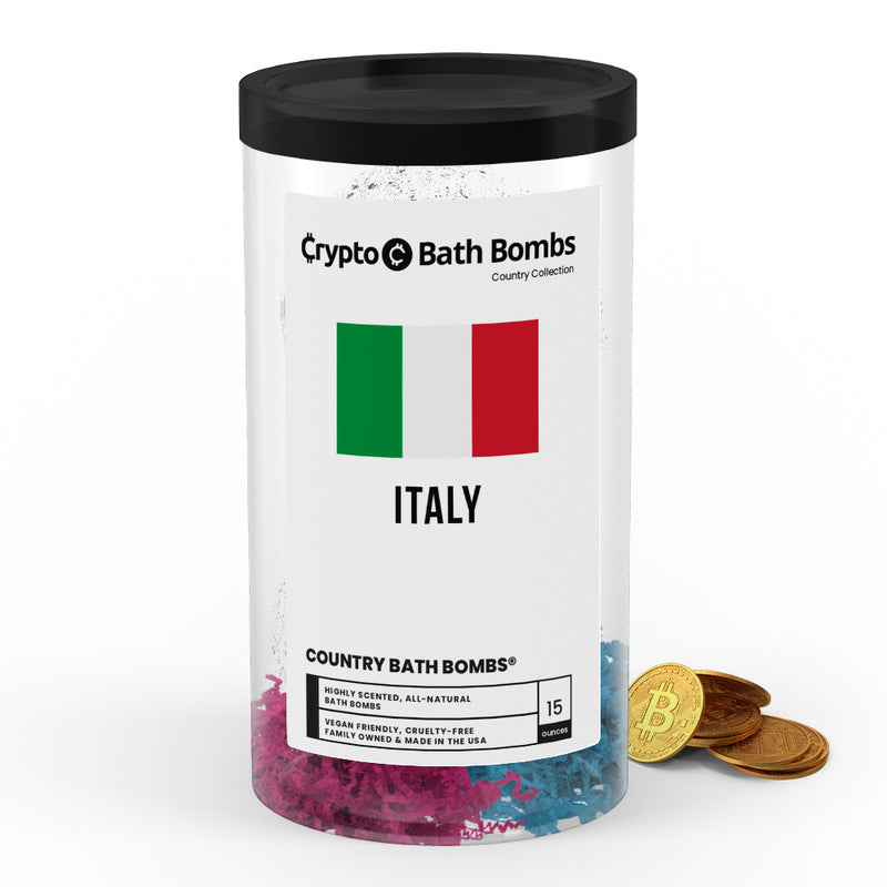 Italy Country Crypto Bath Bombs