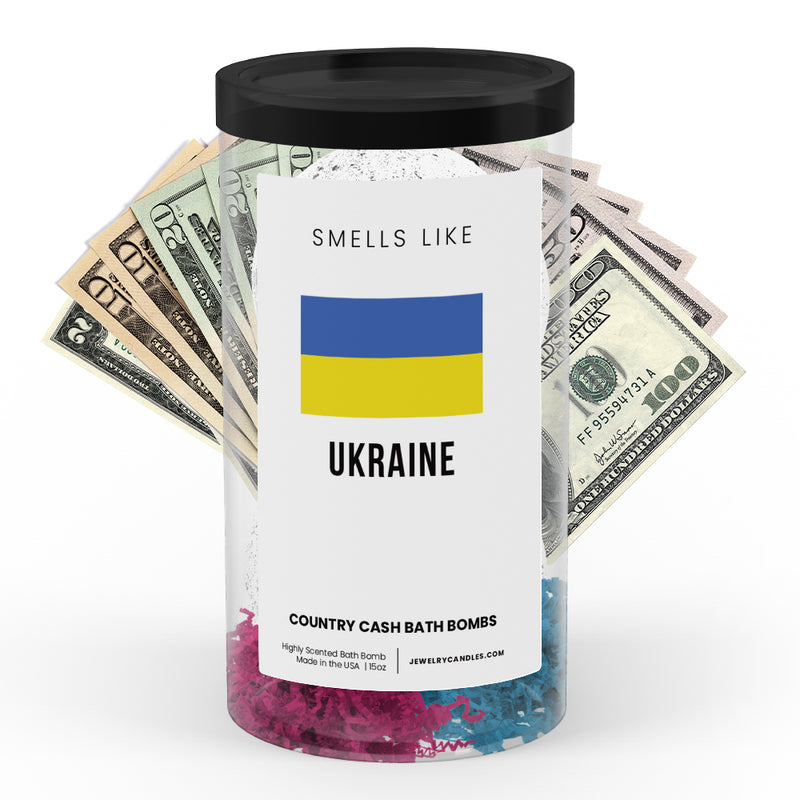 Smells Like Ukraine Country Cash Bath Bombs