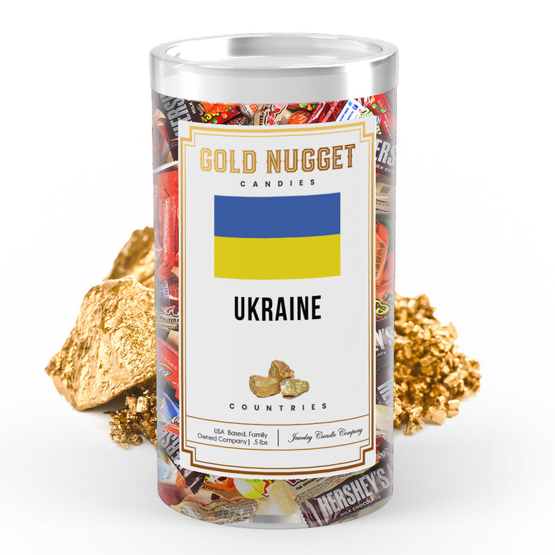 Ukraine Countries Gold Nugget Candy