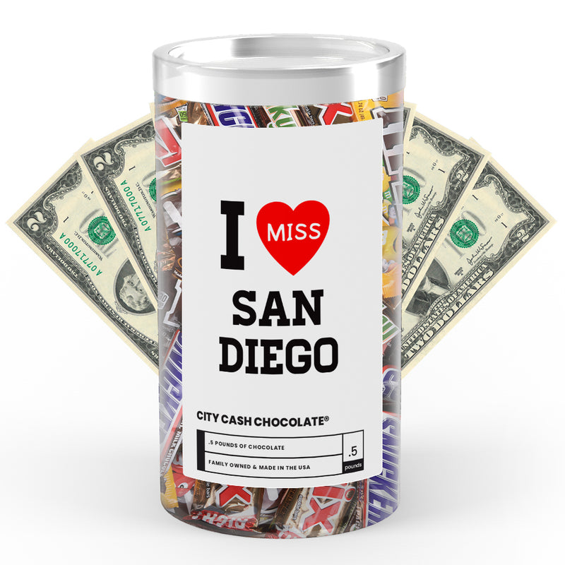 I miss San Diego City Cash Chocolate