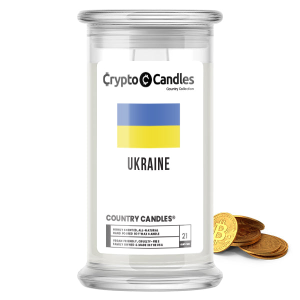 Ukraine Country Crypto Candles