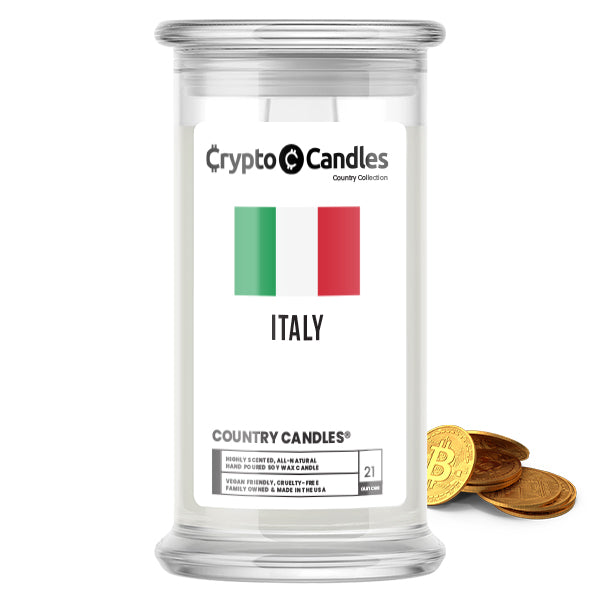 Italy Country Crypto Candles