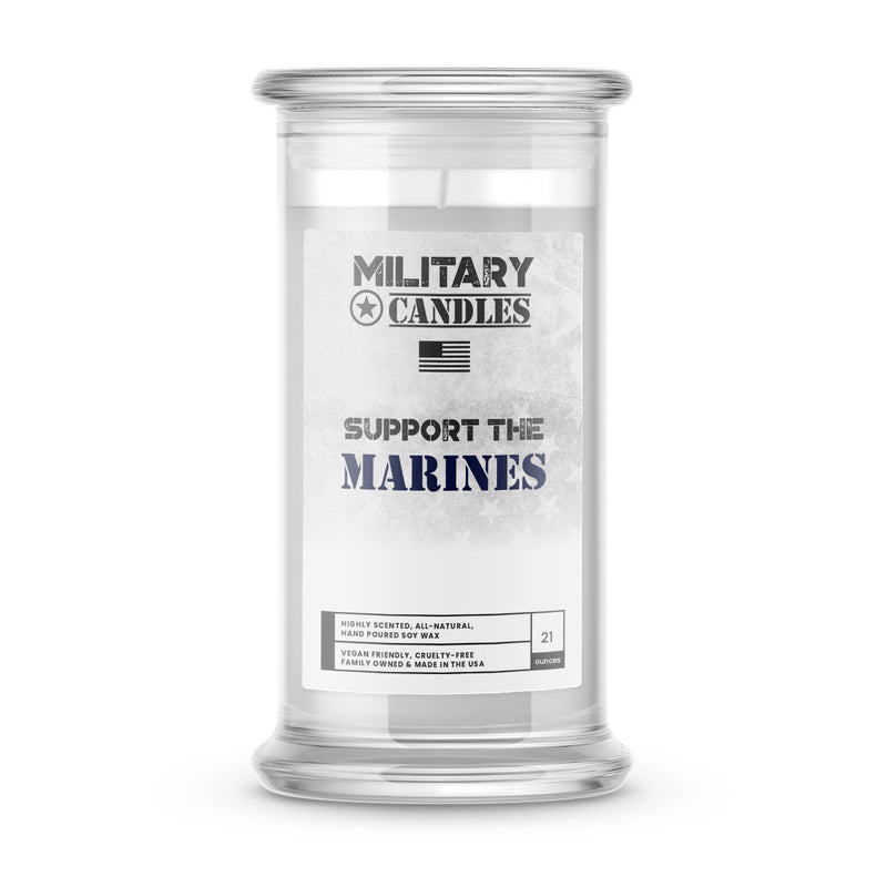 SUPPORT THE MARINES | Military Candles