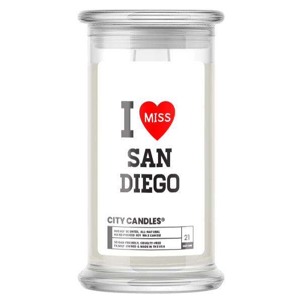 I miss San Diego City  Candles