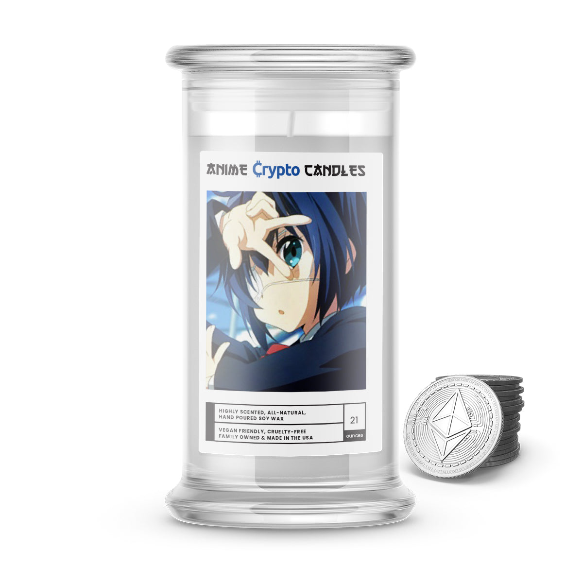 Takanashi, Rikka (小鳥遊 六花) - Crypto Anime Candles