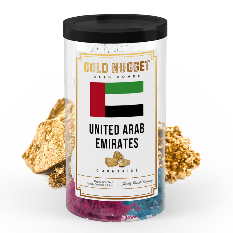 United Arab Emirates  Countries Gold Nugget Bath Bombs