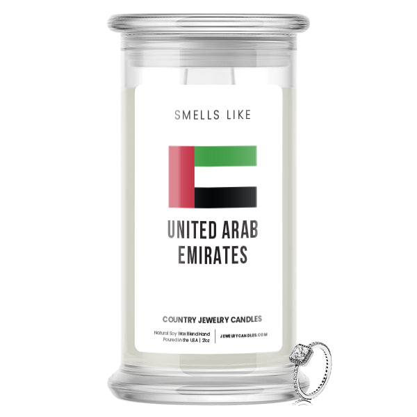Smells Like United Arab Emirates Country Jewelry Candles