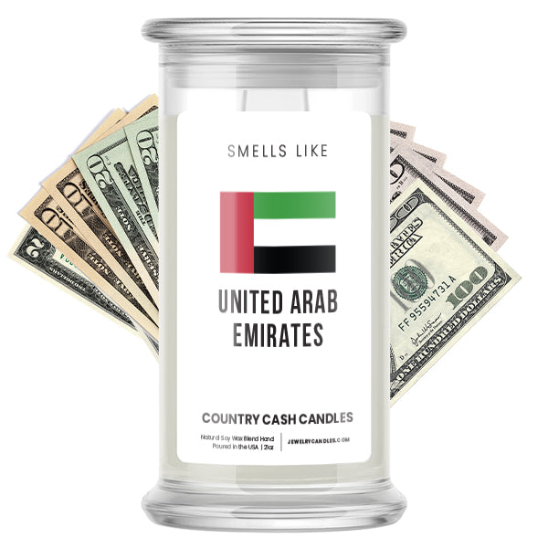 Smells Like United Arab Emirates Country Cash Candles