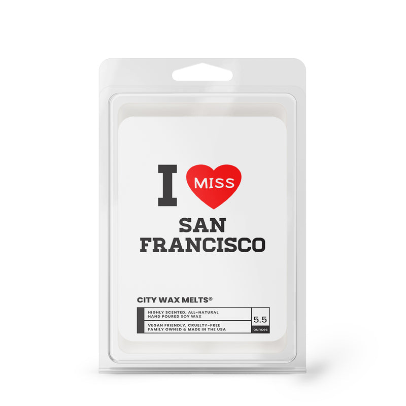 I miss San Francisco City Wax Melts