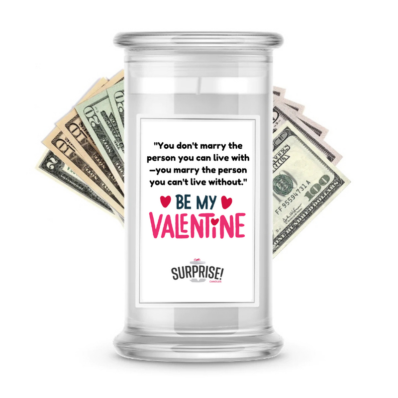Be My Valentine | Valentine's Day Surprise Cash Candles