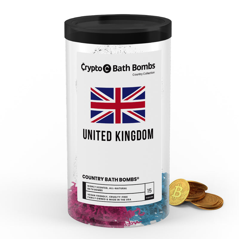 United Kingdom Country Crypto Bath Bombs