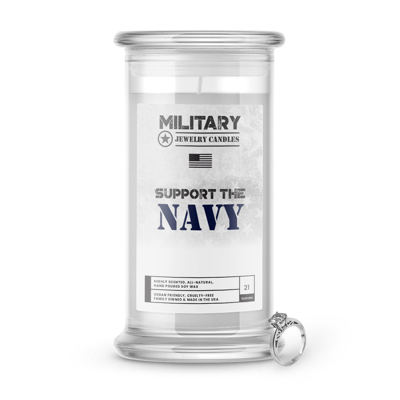 SUPPORT THE NAVY | Military Jewelry Candles