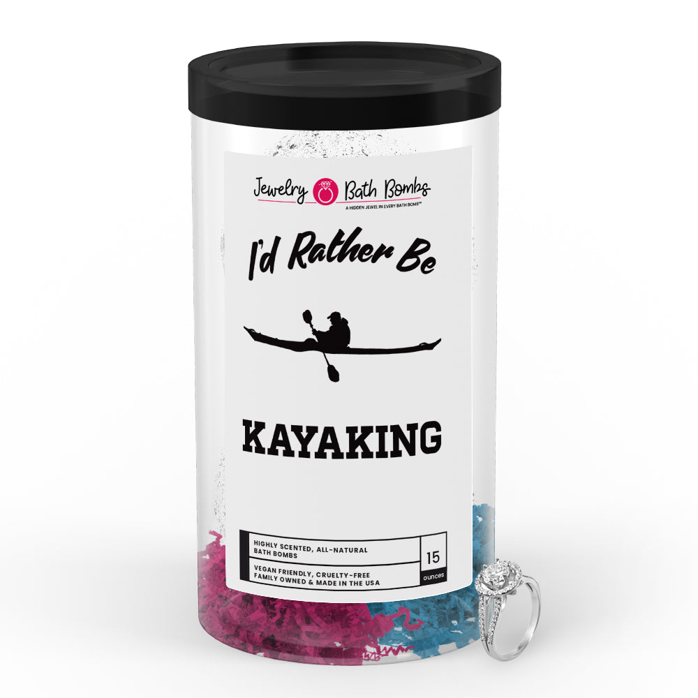 I'd rather be Kayaking Jewelry Bath Bombs