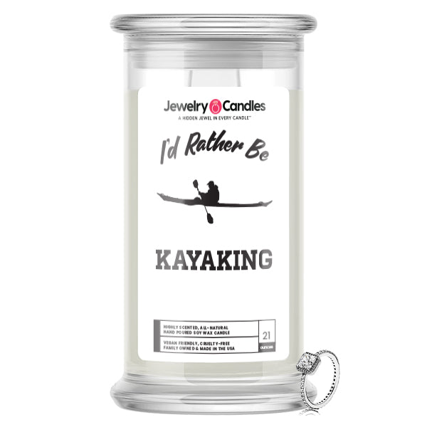 I'd rather be Kayaking Jewelry Candles
