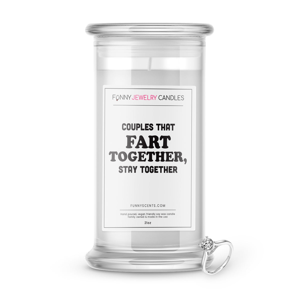 Couples That Fart Together, Stay Together Jewelry Funny Candles