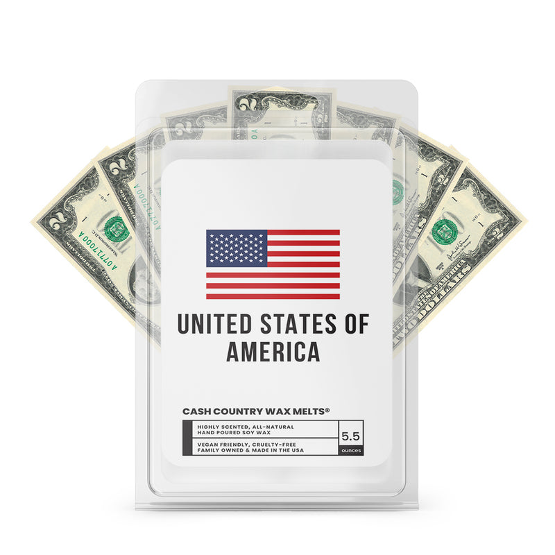 United State Of America Cash Country Wax Melts
