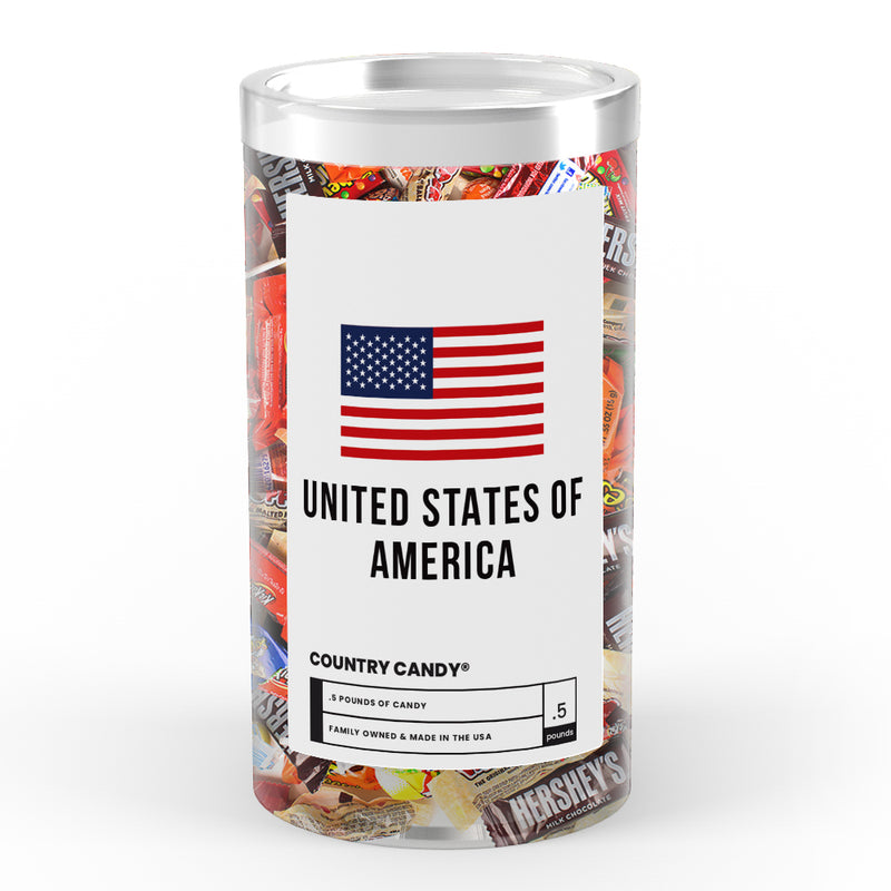 United State Of America Country Candy