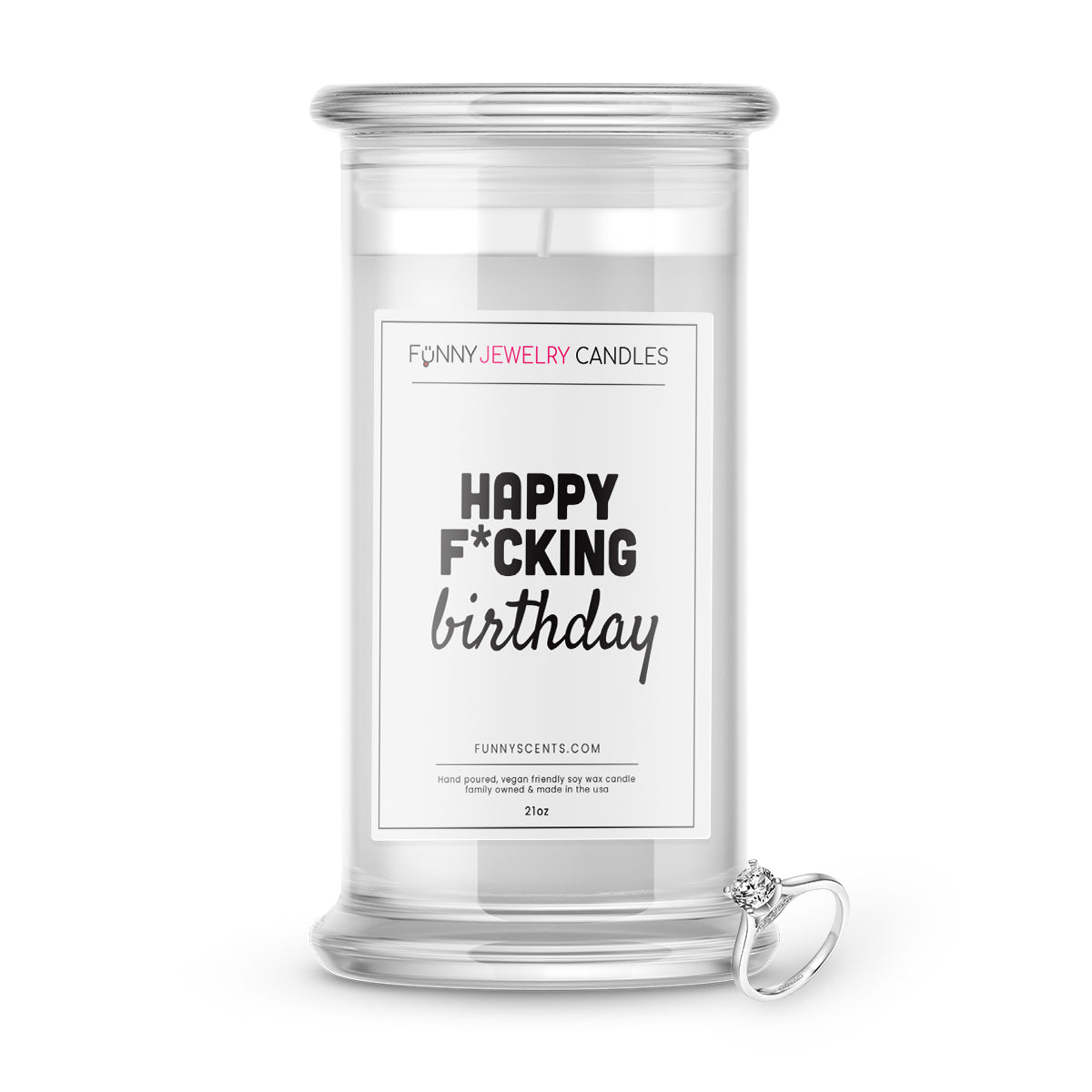 Happy F*cking Birthday Jewelry Funny Candles