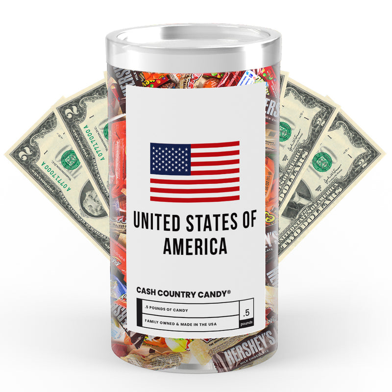 United State Of America Cash Country Candy