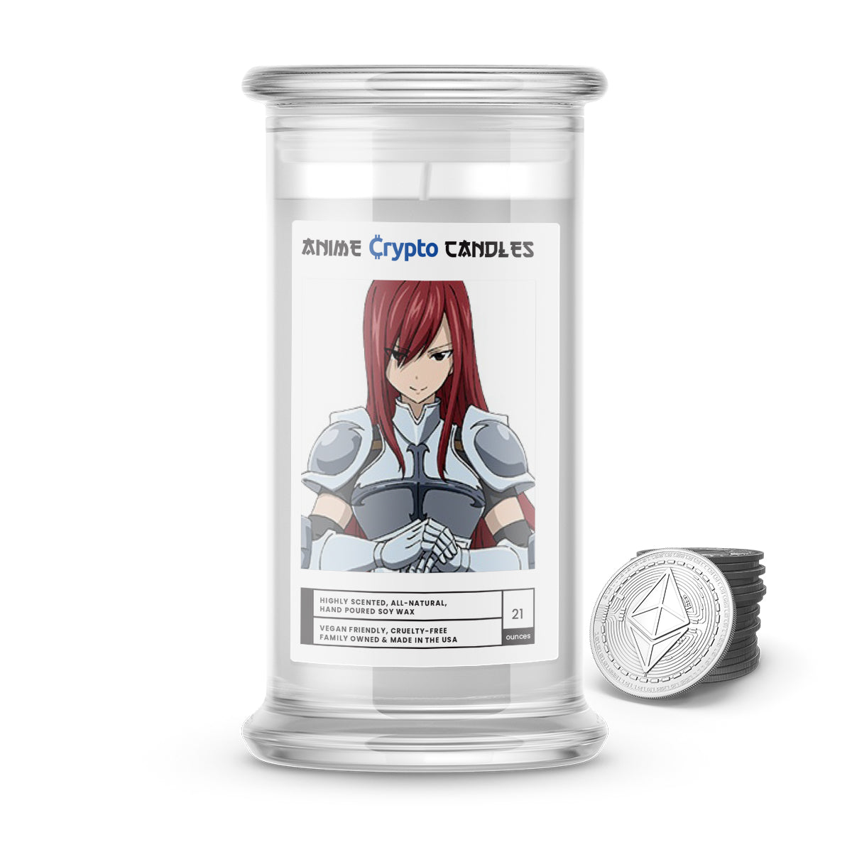 Scarlet, Erza (エルザ・スカーレット) - Crypto Anime Candles