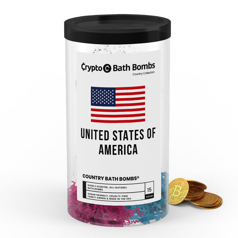 United State of America Country Crypto Bath Bombs