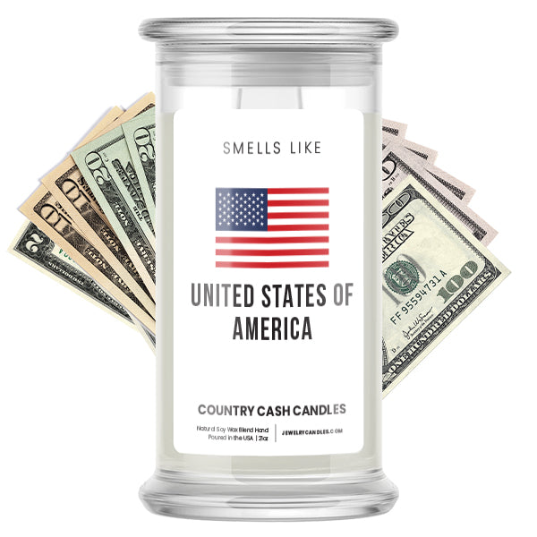 Smells Like United States of America Country Cash Candles