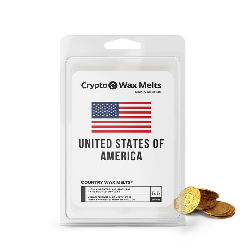 United State of America Country Crypto Wax Melts