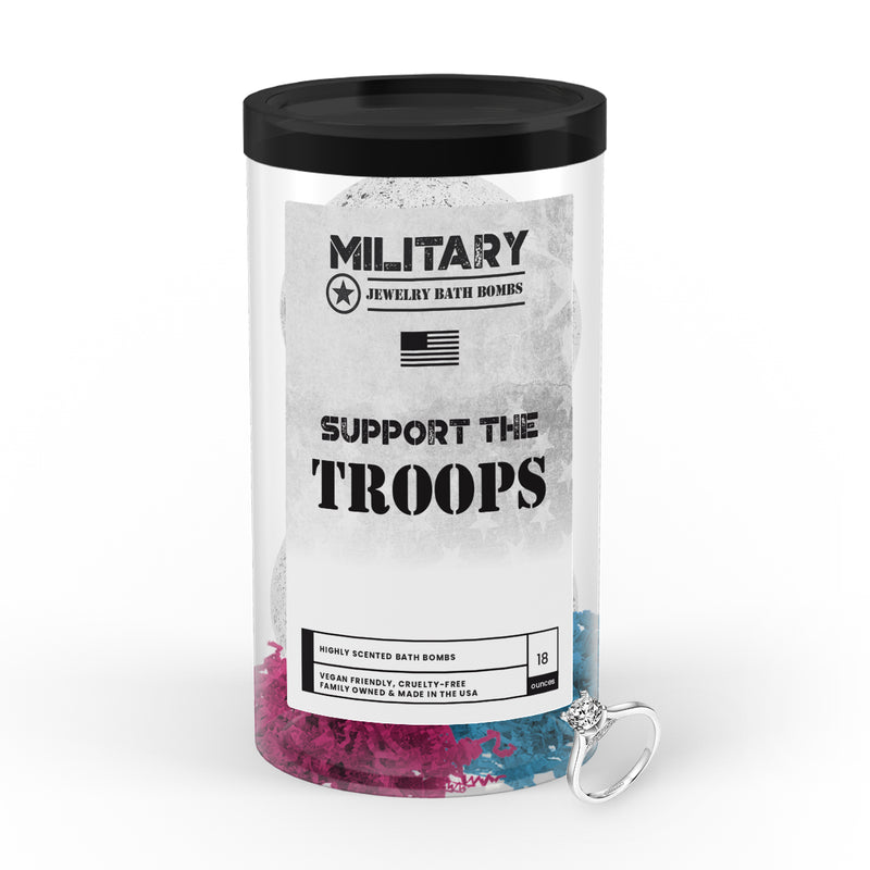 SUPPORT THE TROOPS | Military Jewelry Bath Bombs