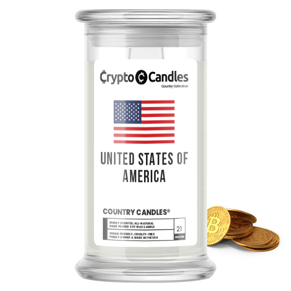 United State of America Country Crypto Candles