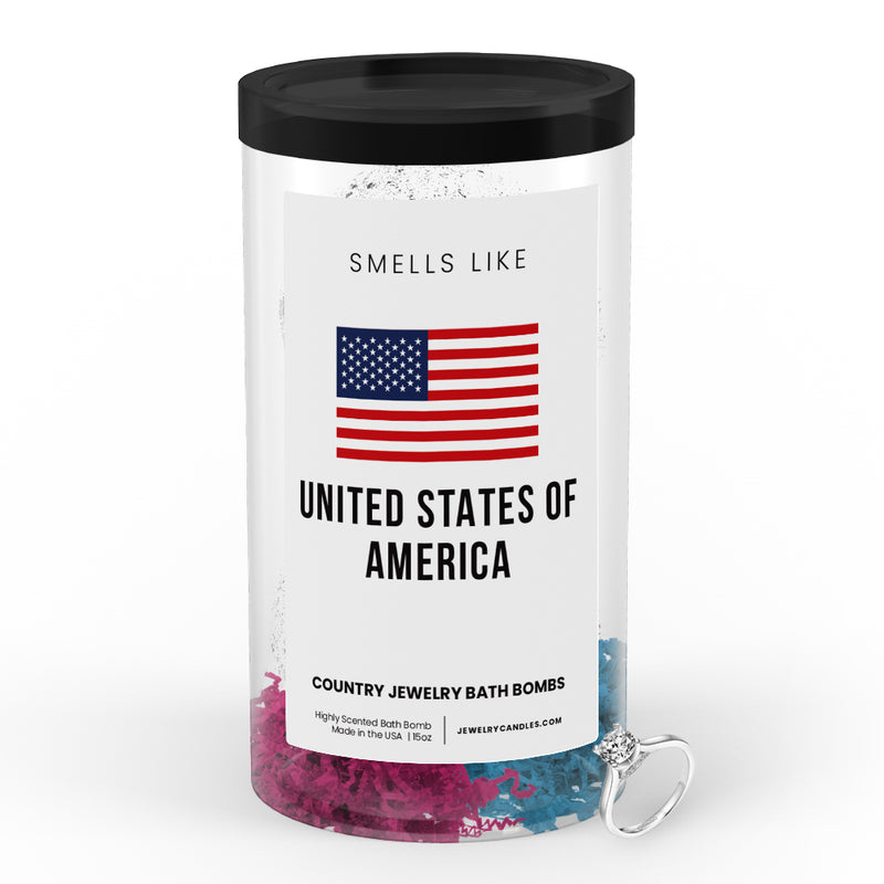 Smells Like United States of America Country Jewelry Bath Bombs