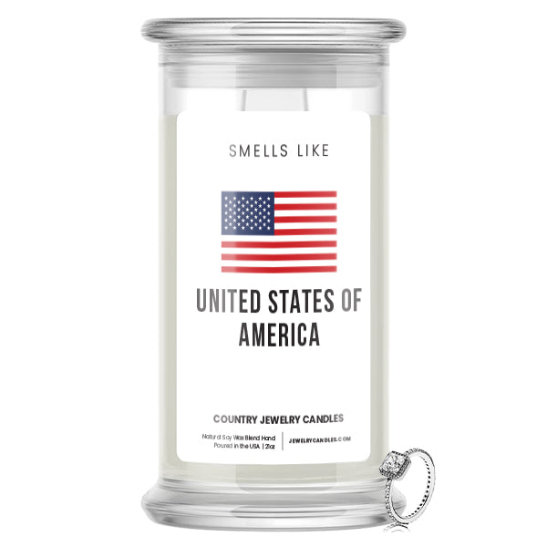 Smells Like United States of America Country Jewelry Candles
