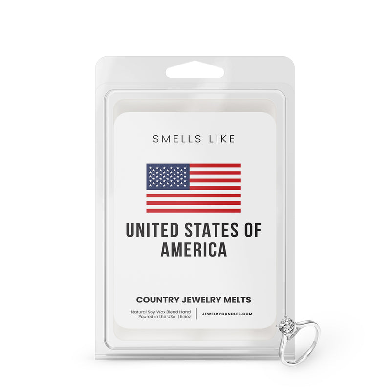 Smells Like United States of America Country Jewelry Wax Melts