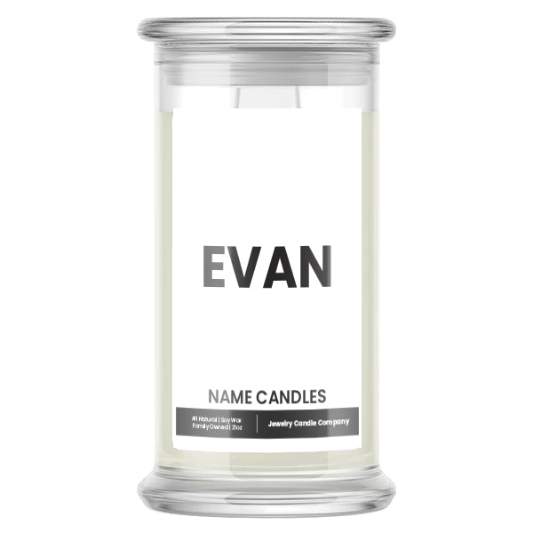 EVAN Name Candles
