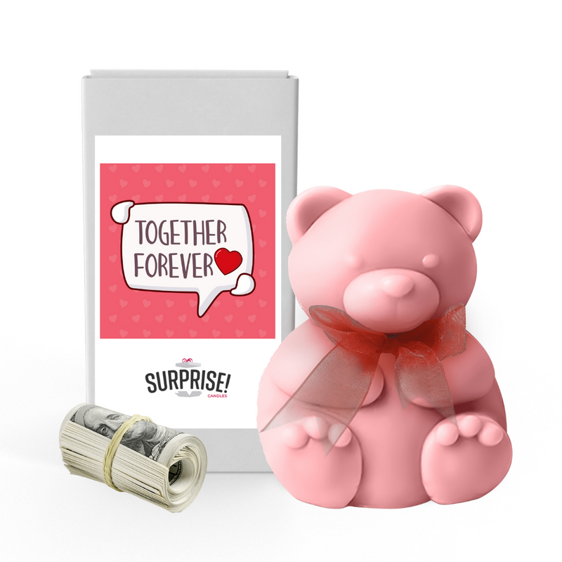 Together Forever | Valentines Day Surprise Cash Money Bear Wax Melts