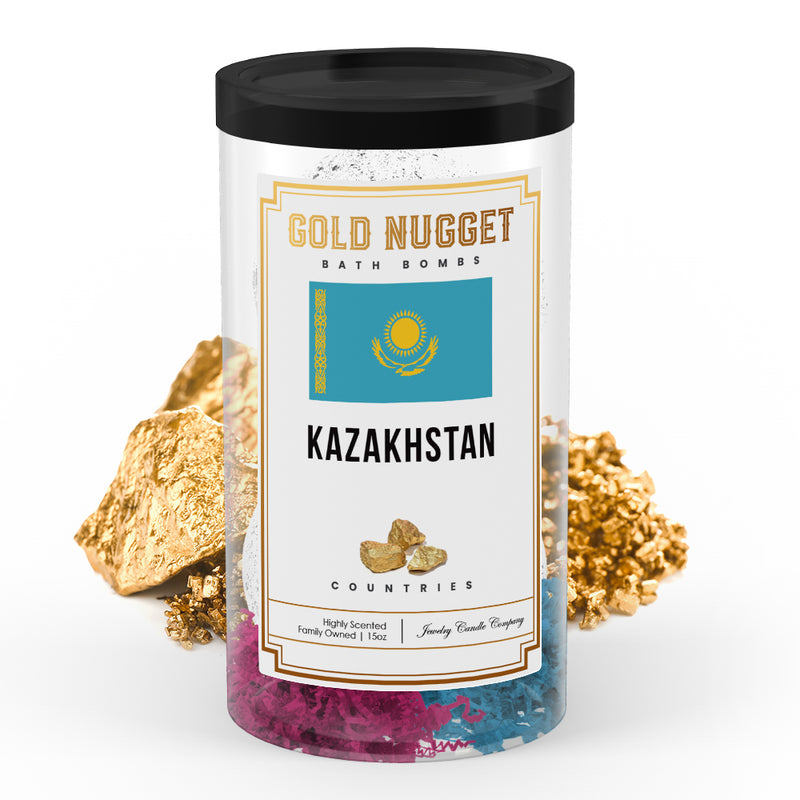 Kazakhstan Countries Gold Nugget Bath Bombs