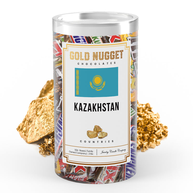 Kazakhstan Countries Gold Nugget Chocolates