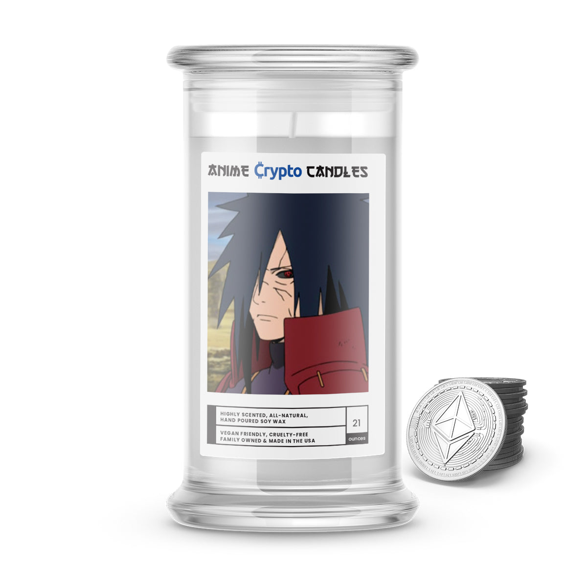 Uchiha, Madara (うちはマダラ) - Crypto Anime Candles