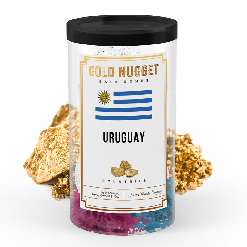 Uruguay Countries Gold Nugget Bath Bombs