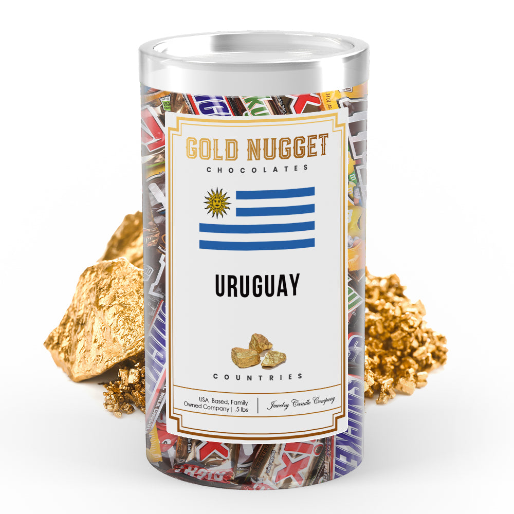 Uruguay Countries Gold Nugget Chocolates