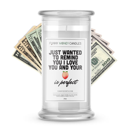 i love you and your booty funny candles