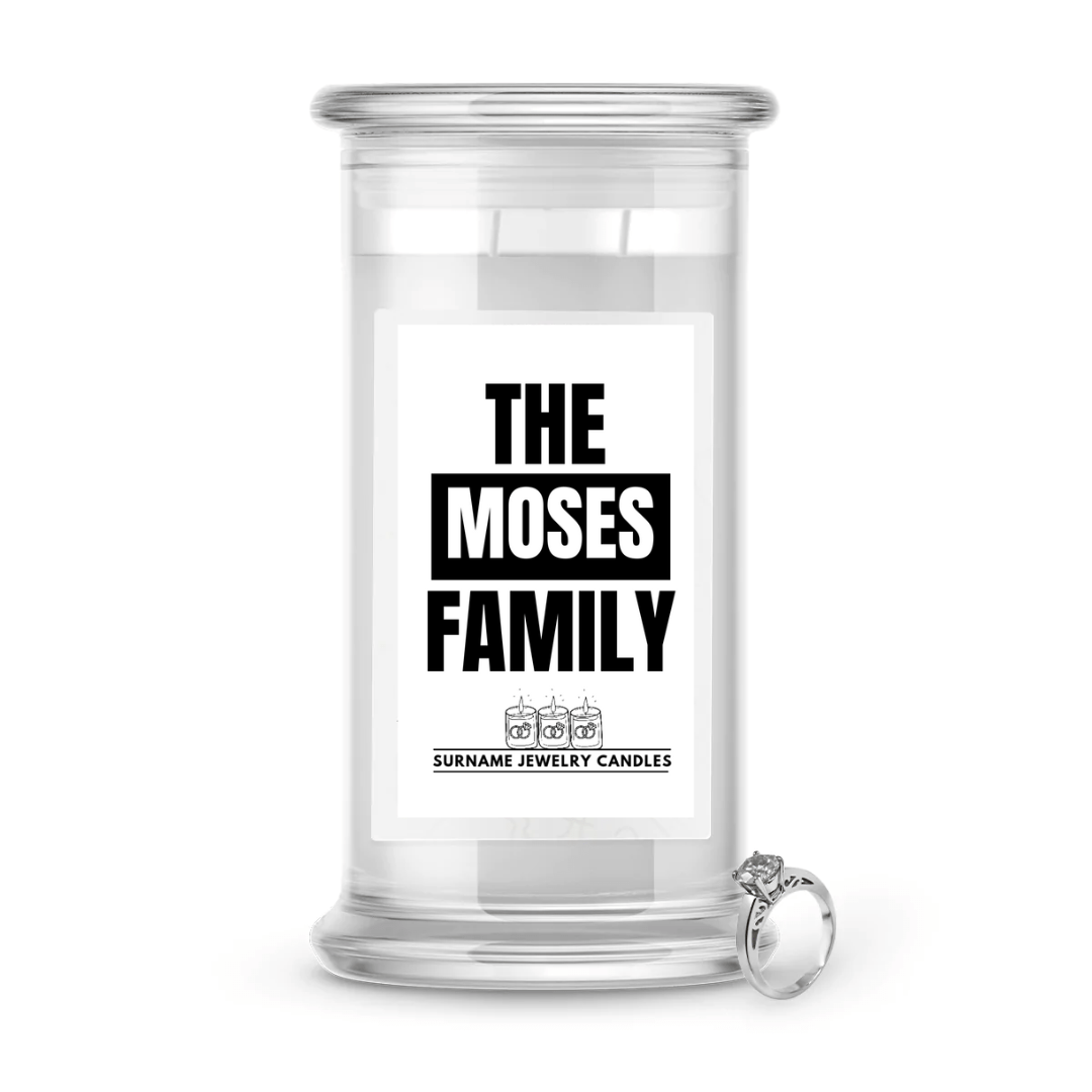 The Moses Family | Surname Jewelry Candles