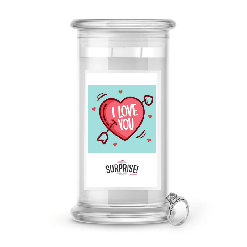 I Love You | Valentine's Day Surprise Jewelry Candles