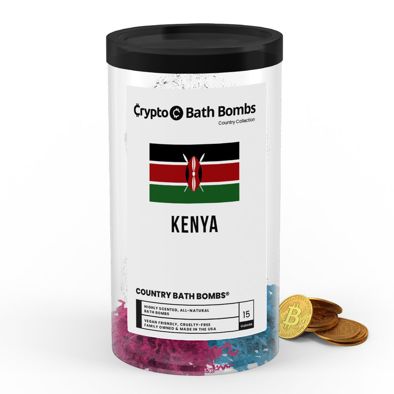 Kenya Country Crypto Bath Bombs