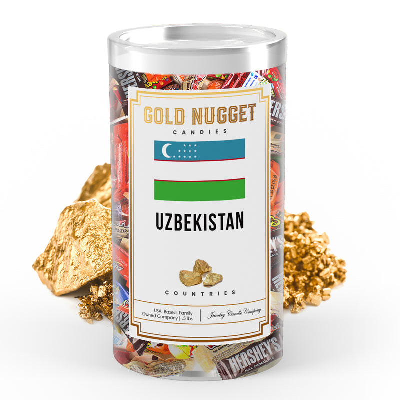 Uzbekistan Countries Gold Nugget Candy