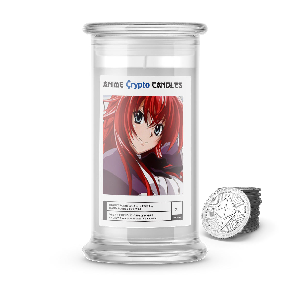 Gremory, Rias (リアス・グレモリー) - Crypto Anime Candles