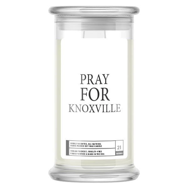 Pray For Knoxville Candle