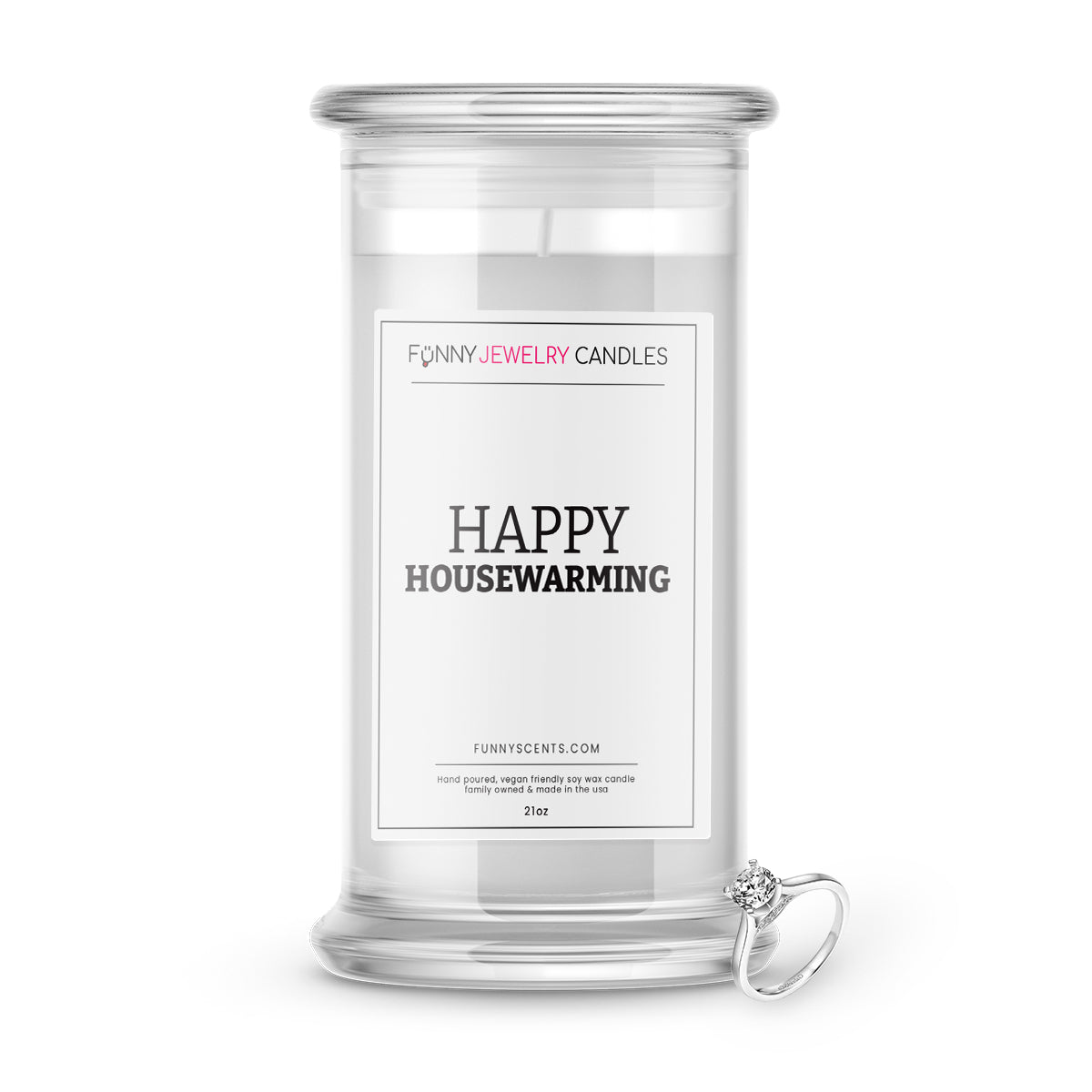 Happy Housewarming Jewelry Funny Candles