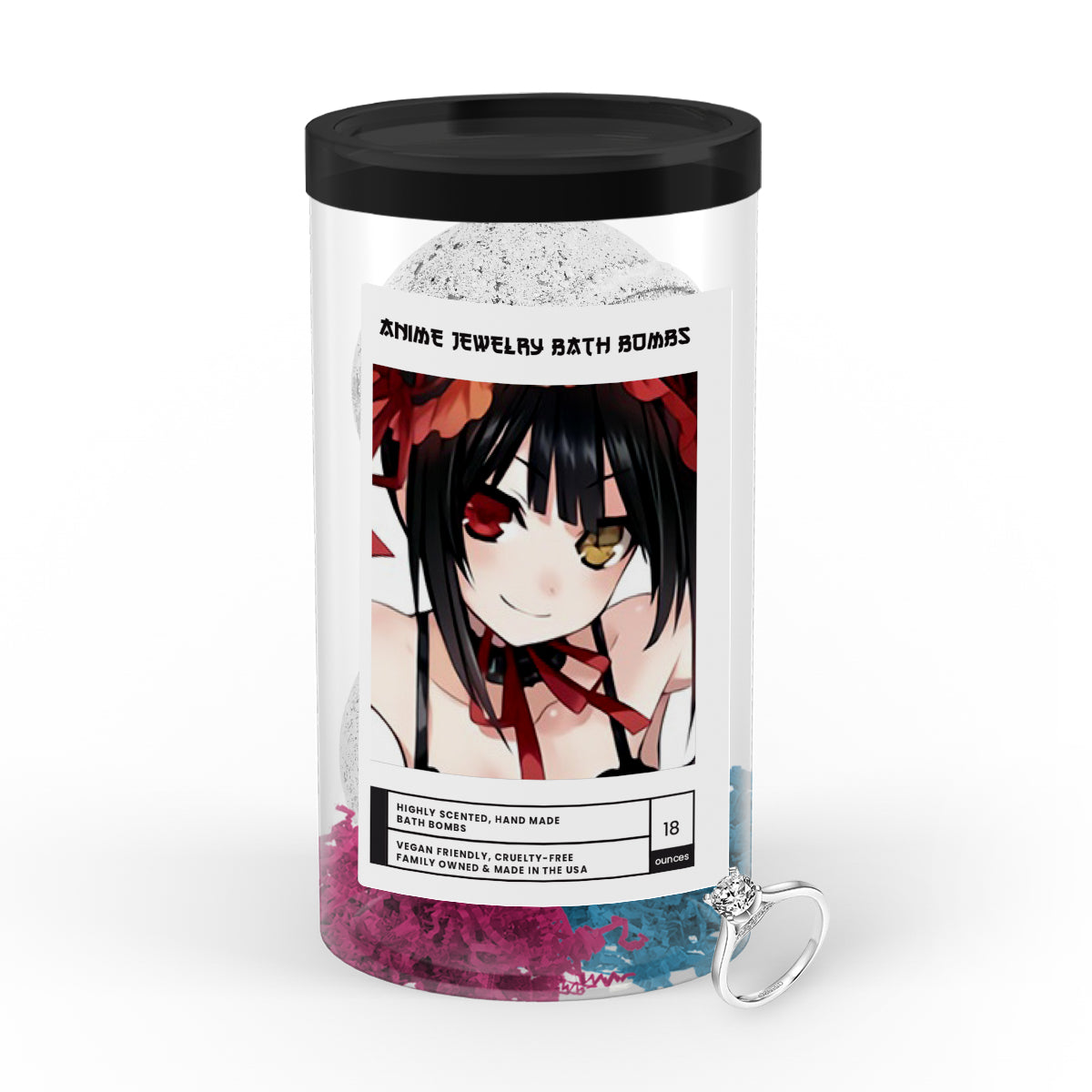 Tokisaki, Kurumi (時崎 狂三) | Anime Jewelry Bath Bombs