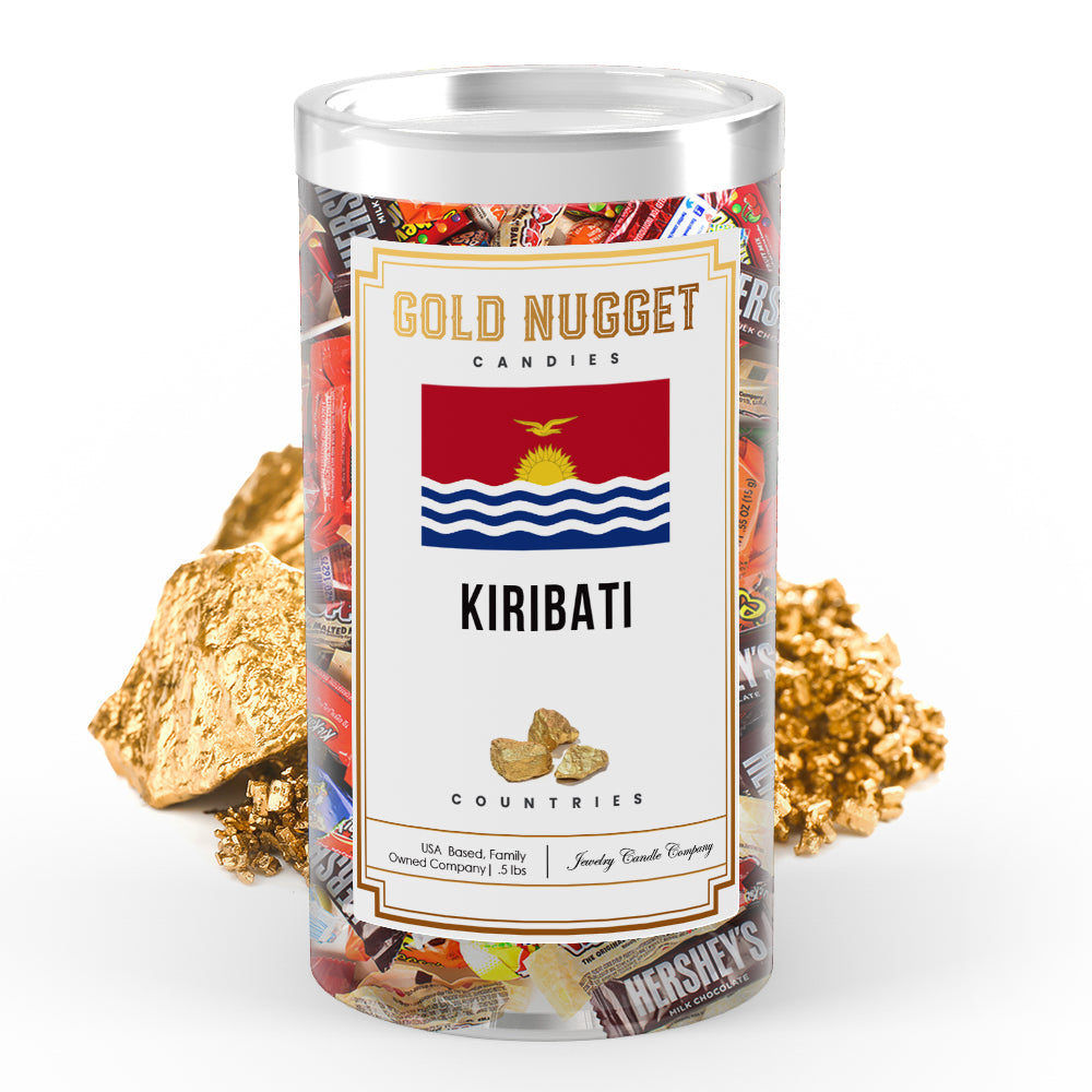 Kiribati Countries Gold Nugget Candy